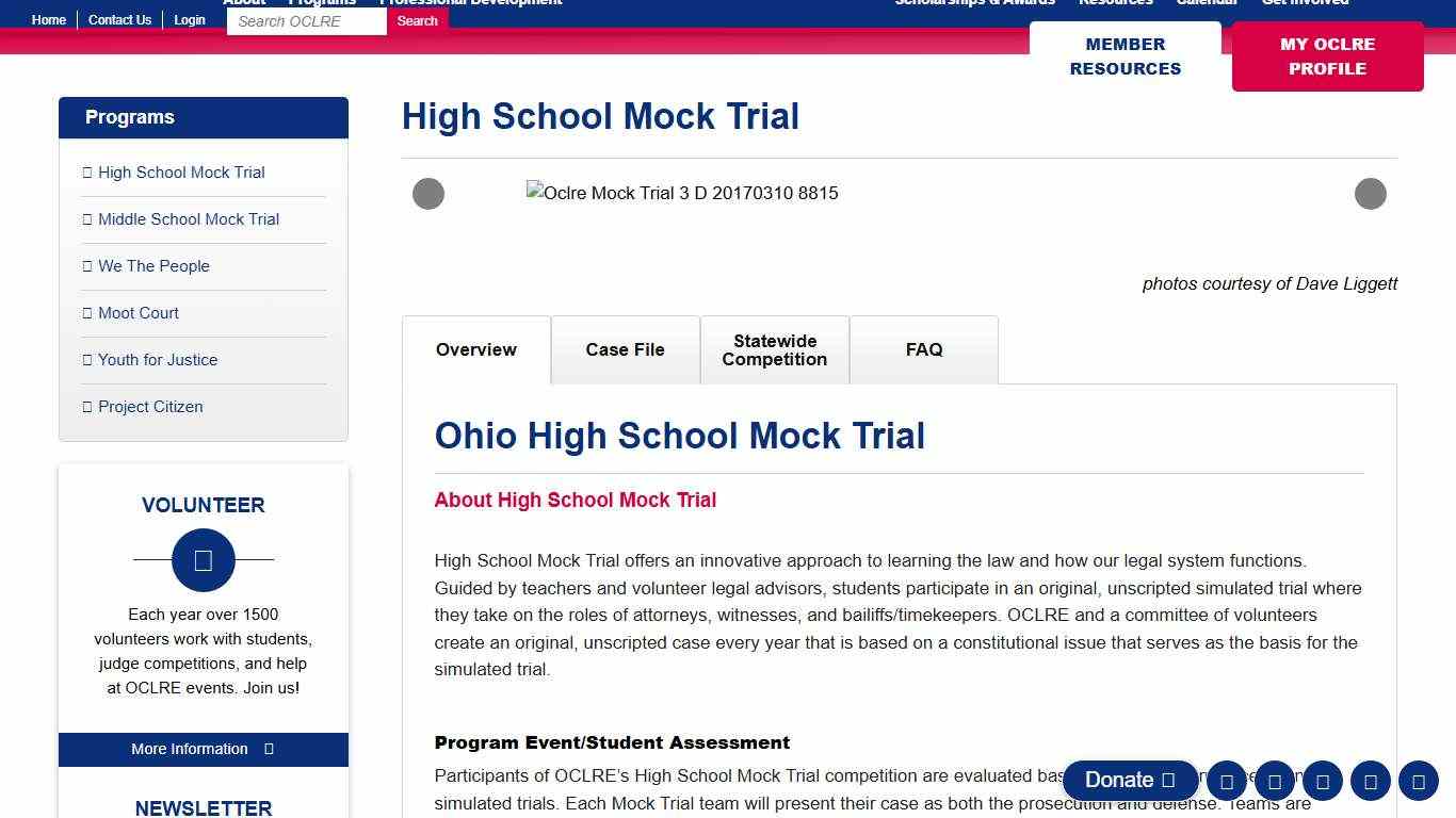 OCLRE High School Mock Trial
