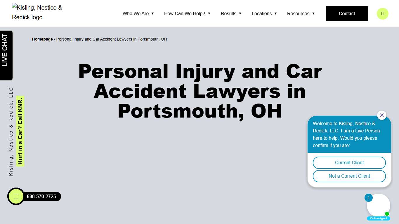 Personal Injury and Car Accident Lawyers in Portsmouth, OH